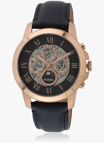 Fossil Grant Me3029 Navy Blue/Grey Analog Watch