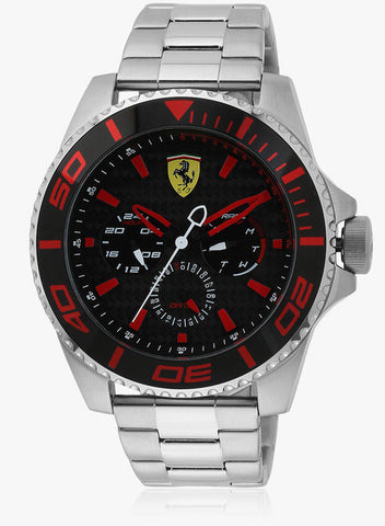 Scuderia FerrariXx Kers 830311 Silver/Black Analog Watch