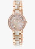 Fossil Virginia Es3716 Two Tone/Beige Analog Watch